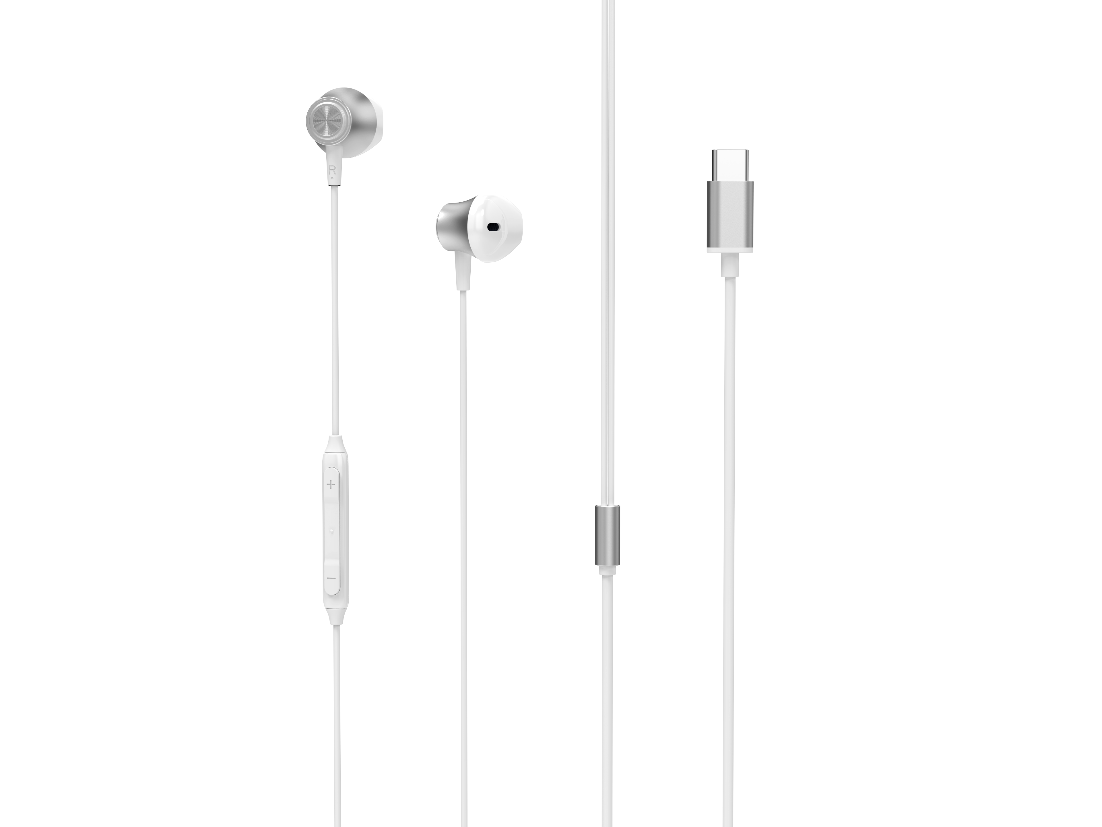 Type-c Wired earphone with metal